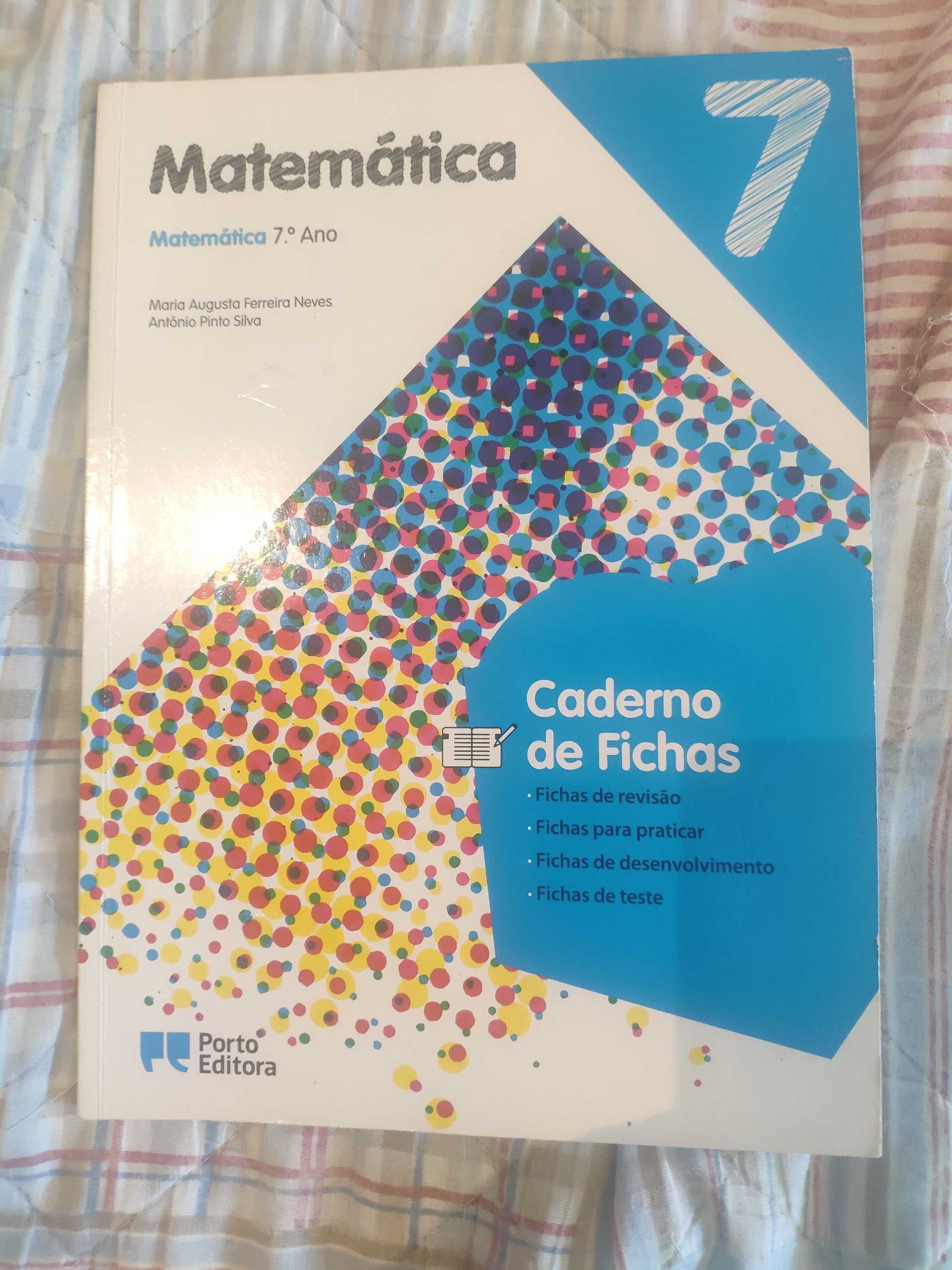 Matemática 7⁰ ano Caderno de Fichas - Porto Editora