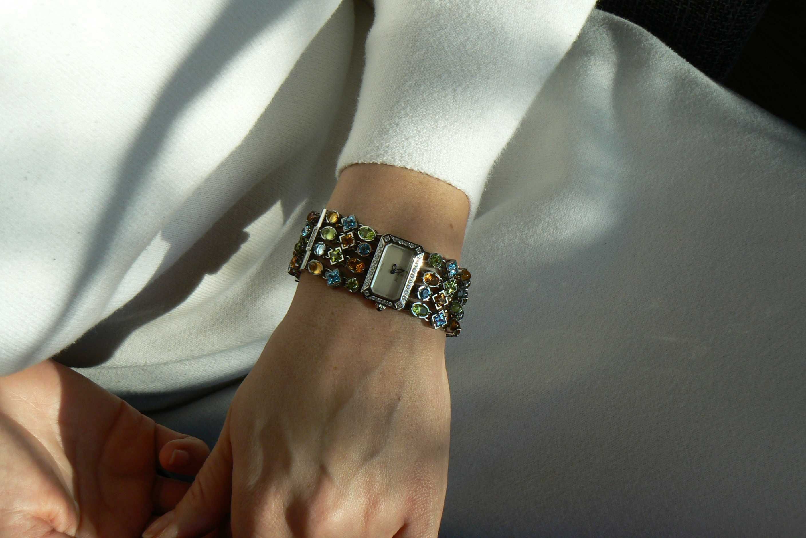 CORUM Potpourri diamenty brylanty cytryn topaz oliwin