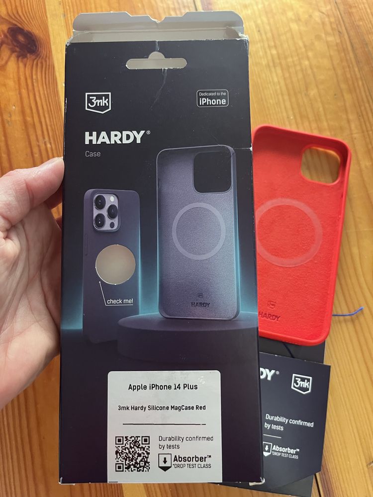 Etui Apple iPhone 14 Plus 3mk Hardy Silicone MagCase Red