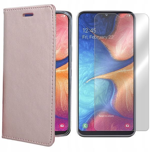 Etui Z Klapką Telforceone Do Samsung Galaxy A20E Niebieski