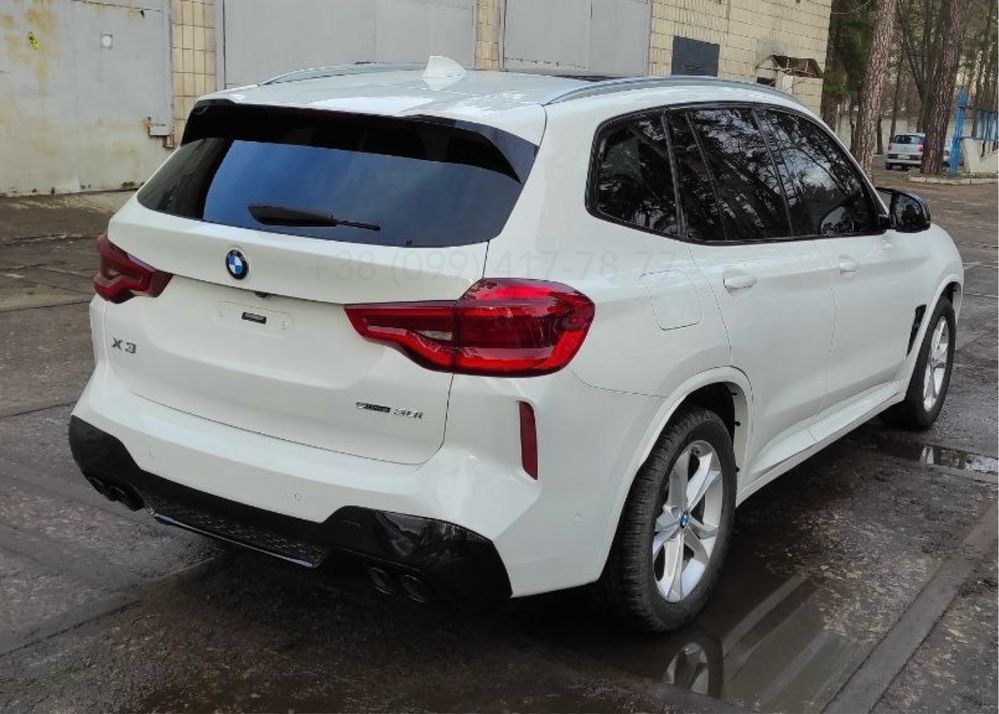 Рестайлинг BMW X3 M LCI G01 F97 Бампер Ноздри Обвес Фары Фонари Пороги