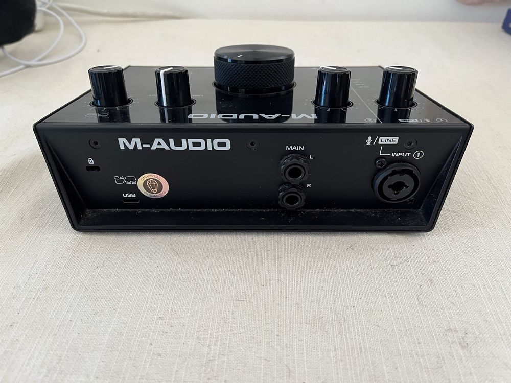Interface de Áudio M-Audio AIR 192|4 USB-C