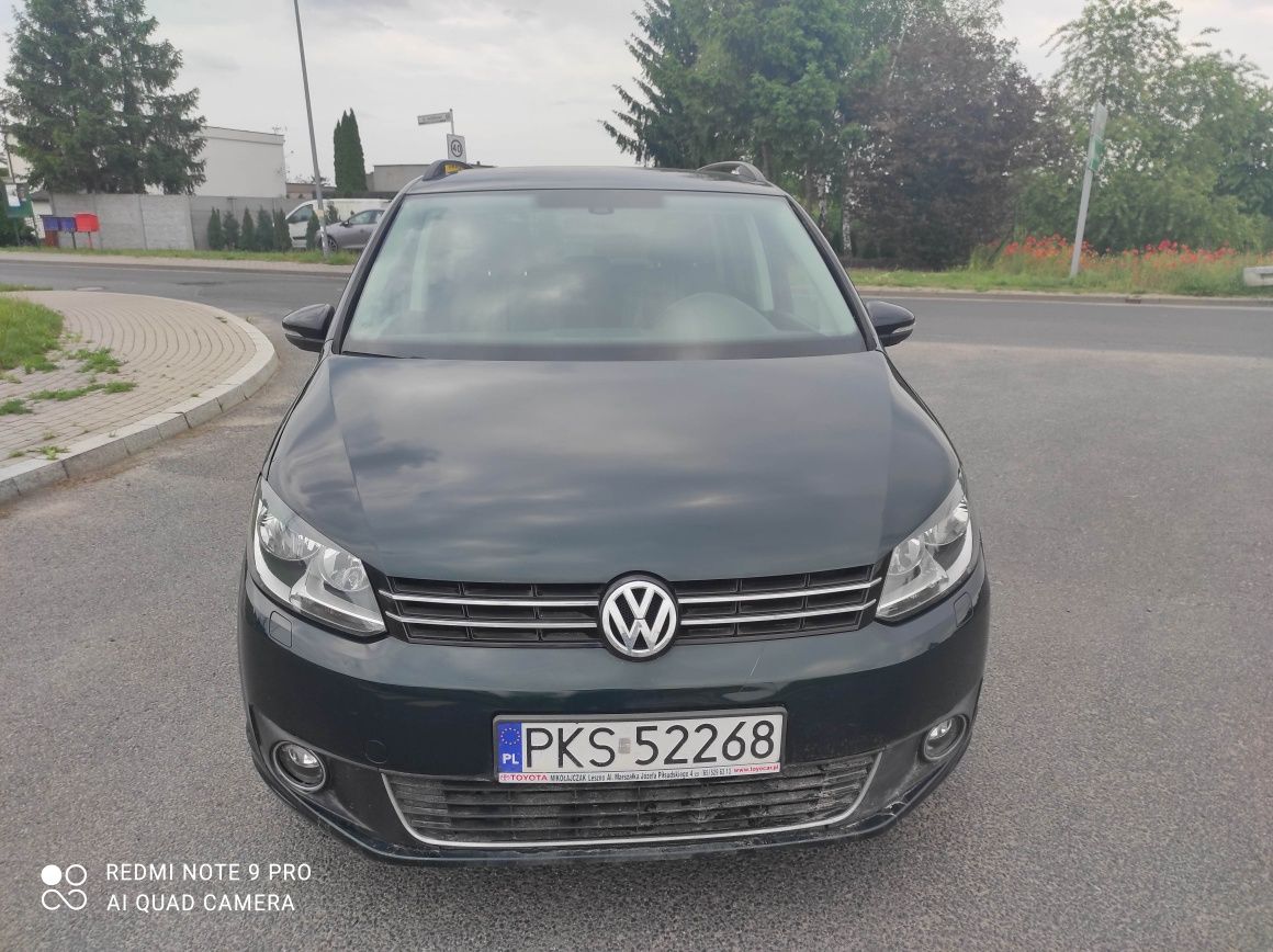 Volkswagen Touran 2012manual ważne opłaty 7osobowy mały przebieg 140km