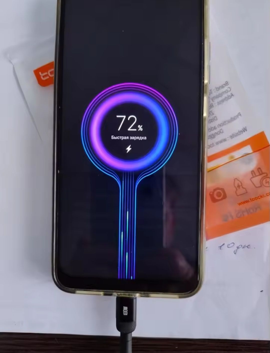 Кабель зарядний Toocki 100w 1м