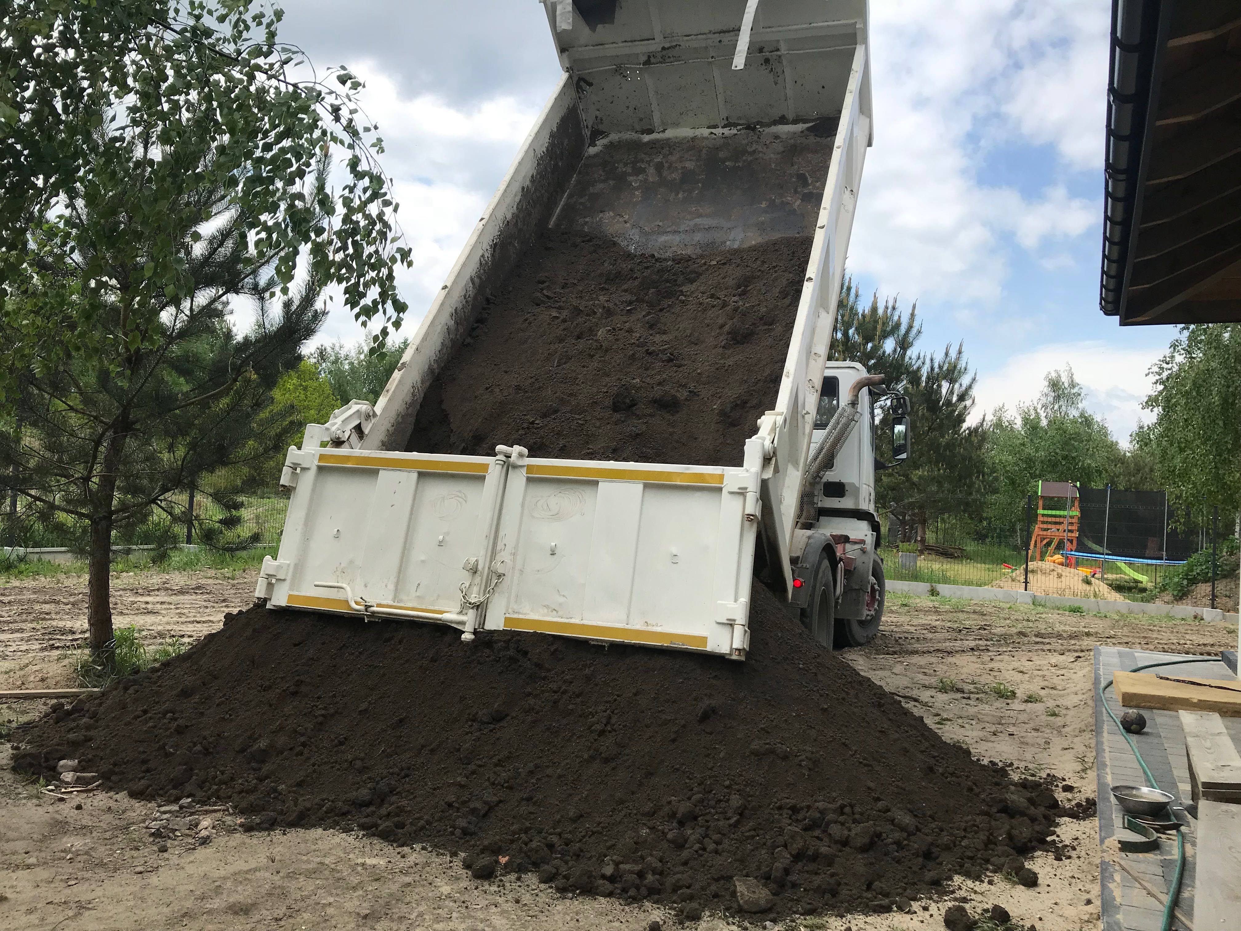 Ziemia Piach Kruszywo Gruz Szlaka Tłuczeń Torf Czarnoziem Suchy Beton