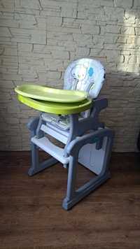 Fotelik krzesło stolikdo karmienia baby design  candy