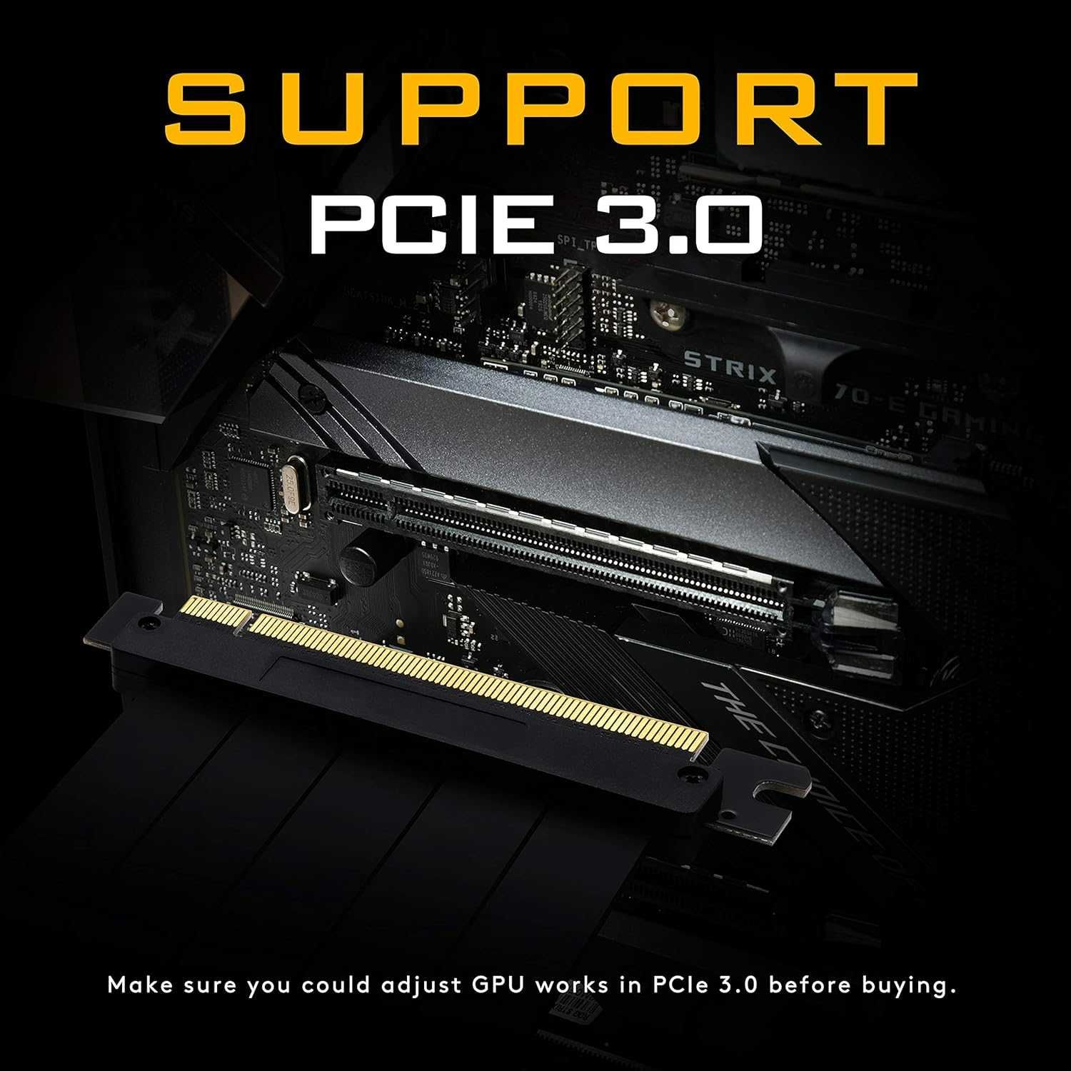 EZDIY-FAB [20 cm] PCIE 3.0 16-krotny kabel pionowy