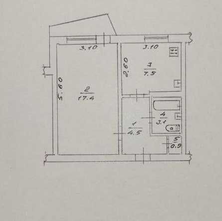 Продається затишна 1-кімнатна квартиру у ПЗР по вул Сумгаїтській.