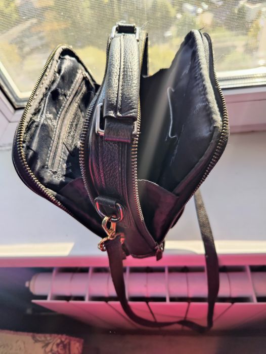 Мужская сумка с ремнем