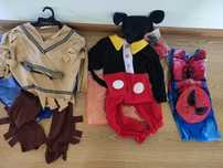 Fatos carnaval - índio/Mickey/Spider men desde 5eur