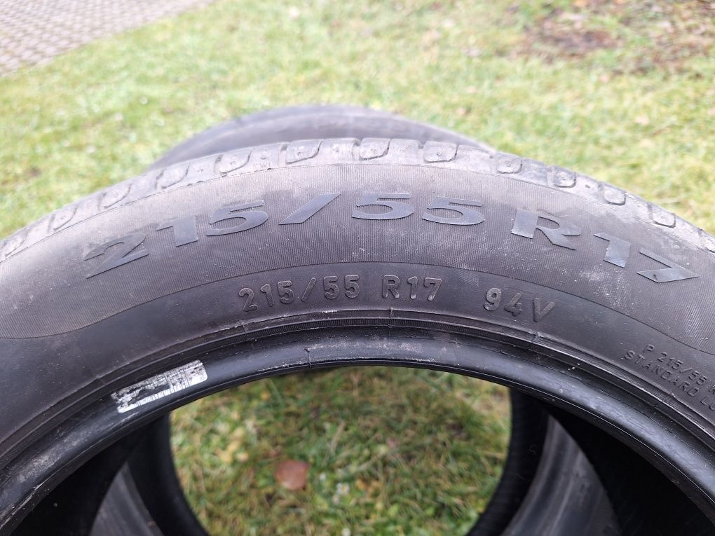 Opony Pirelli letnie 215/55/17