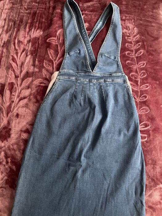 Джинсовий сарафан для вагітних