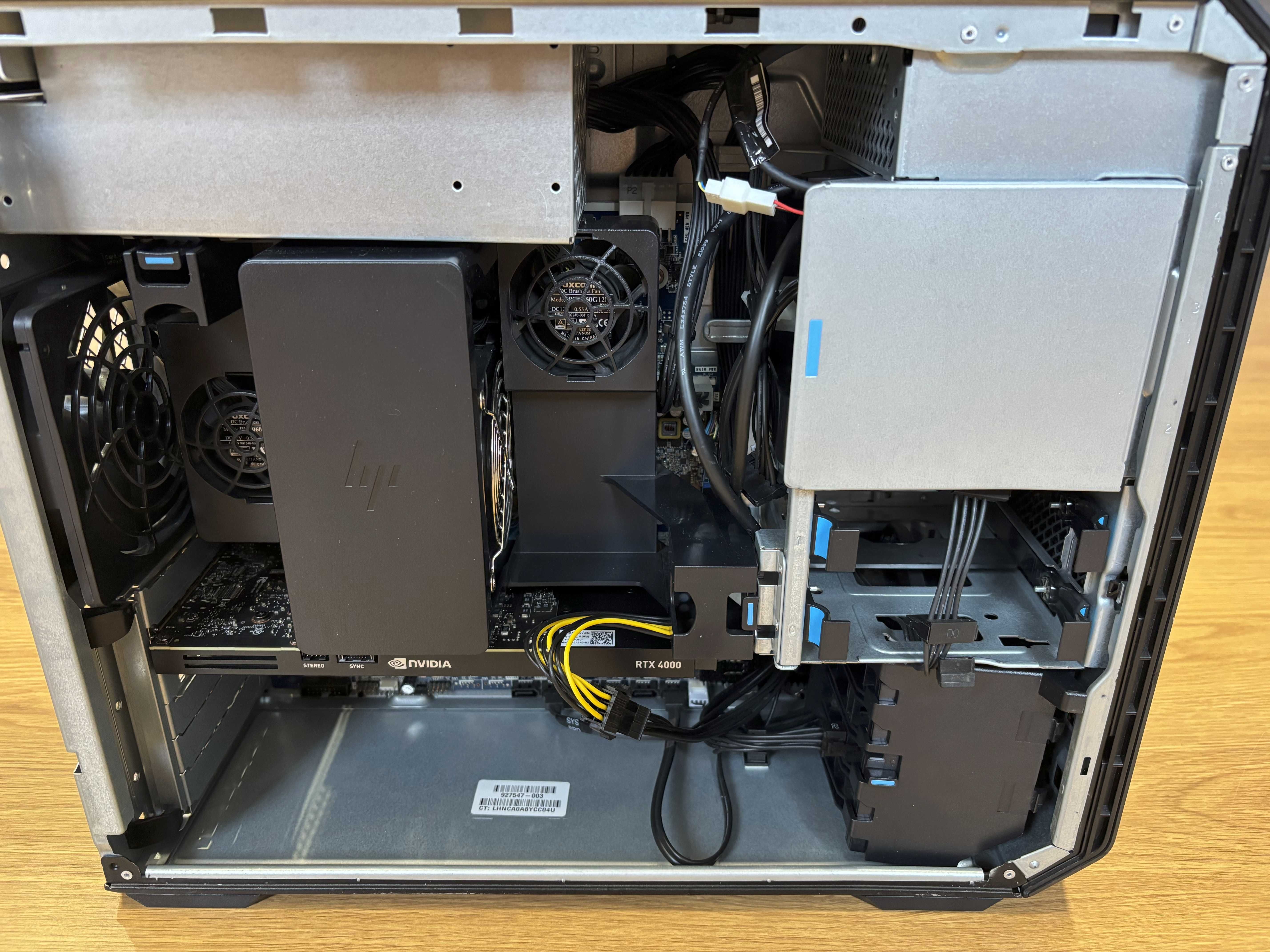 HP Z4 G4 W-2135: 64GB RAM, NVIDIA RTX 4000, 1TB SSD, Windows 11 Pro