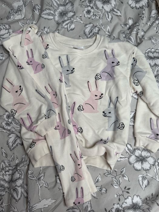 Komplet legginsy bluza zara 104 dziewczynka