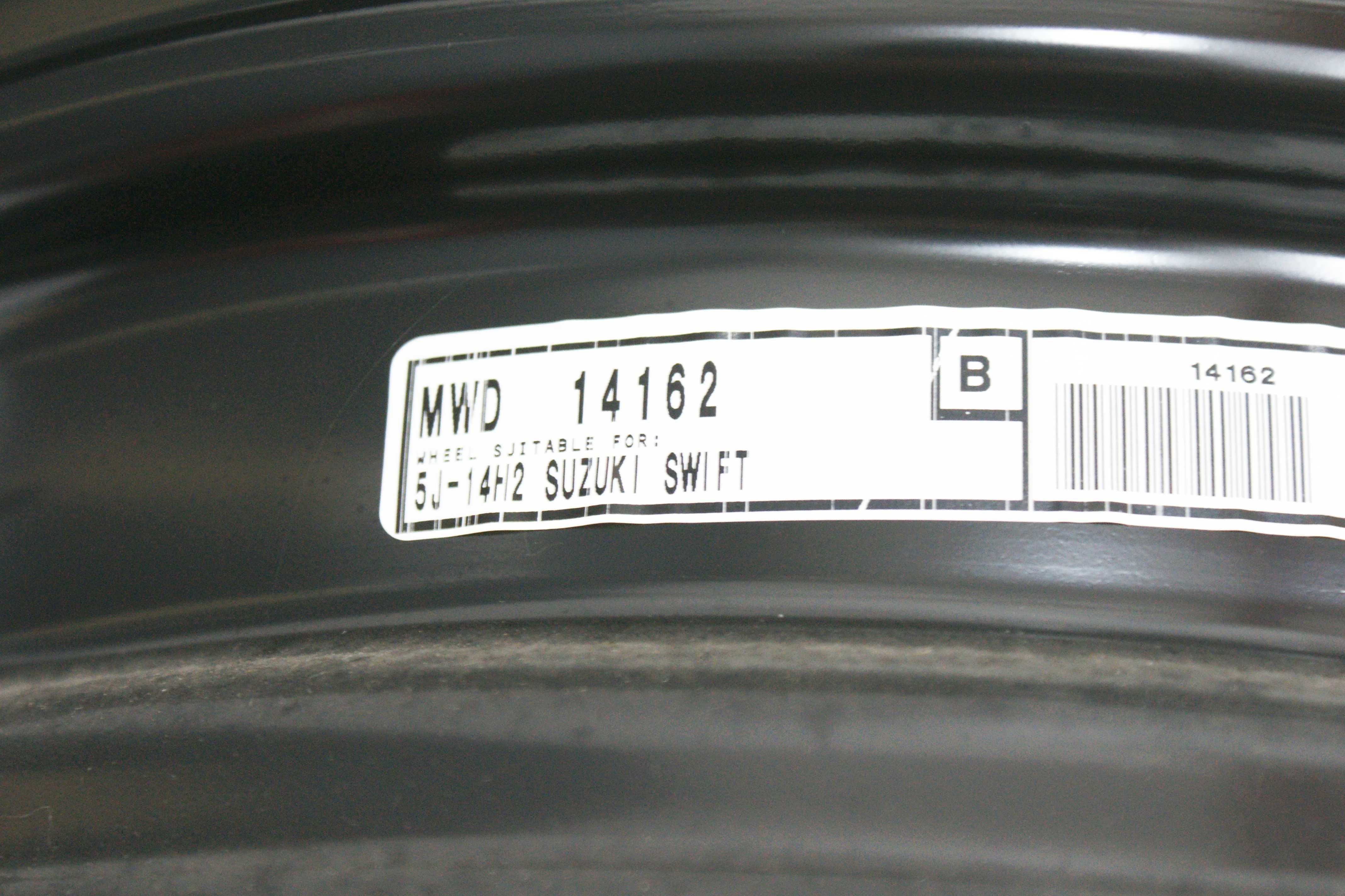 2x Felga stalowa MWD 14162 5Jx14 ET45 4x100 Suzuki Ignis Swift Alto