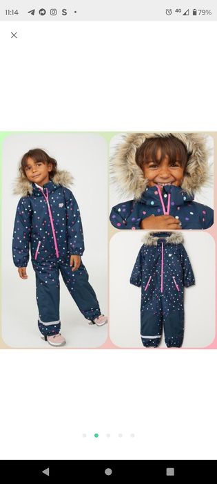 Зимовий комбінезон H&М(4-5 років)