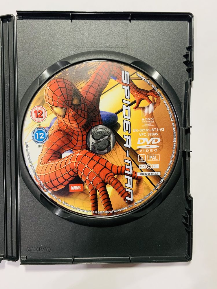 Ліцензійний DVD-диск з фільмом SPIDER-MAN 1 на англійській мові