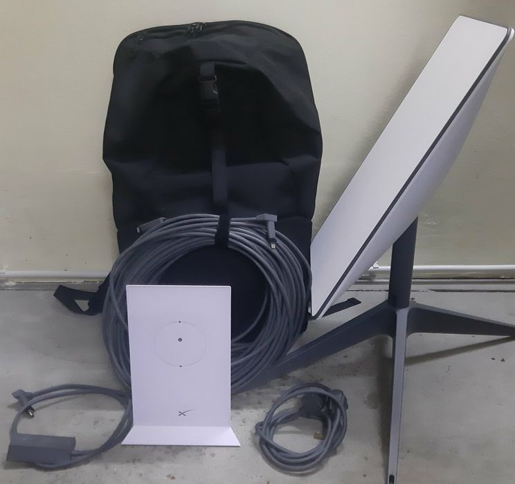 Starlink gen2. Рюкзак+Антена+Провід+Роутер+Адаптер+Підставка.