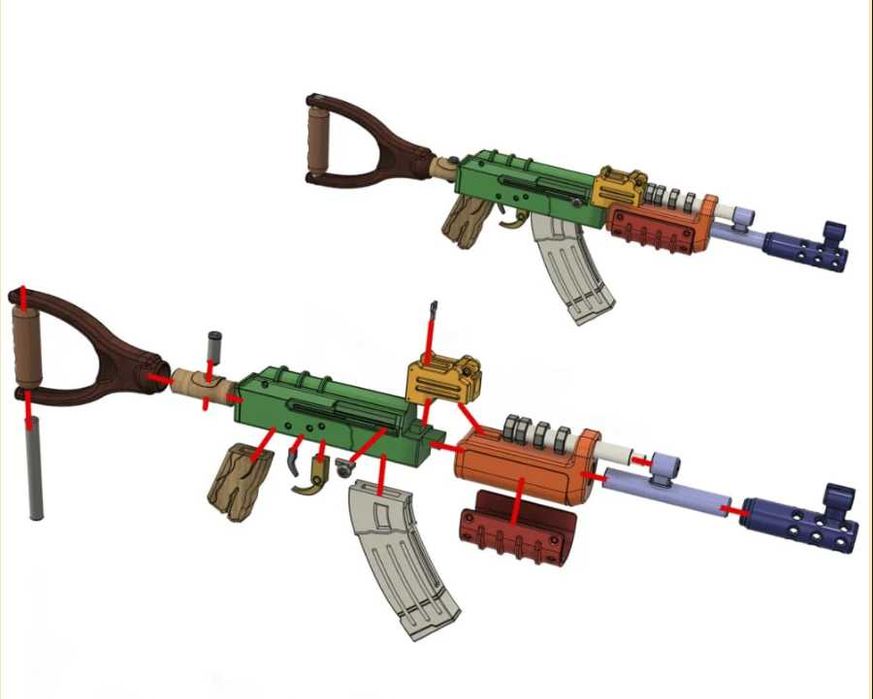 Rust AK | Модель АК з гри РАСТ