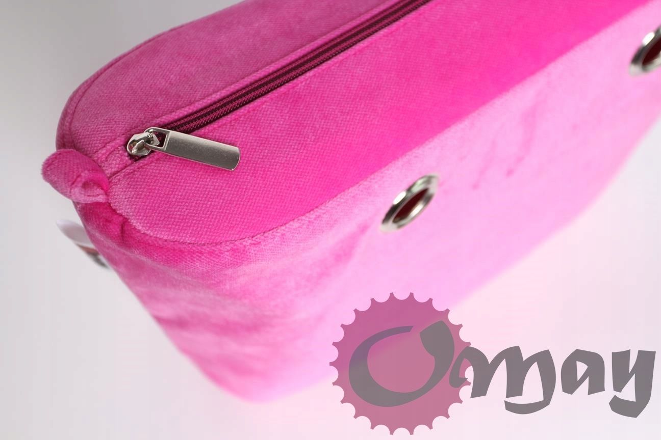 organizer OBAG URBAN MINI welur różowy velvet 2 kieszenie VIP OMAY