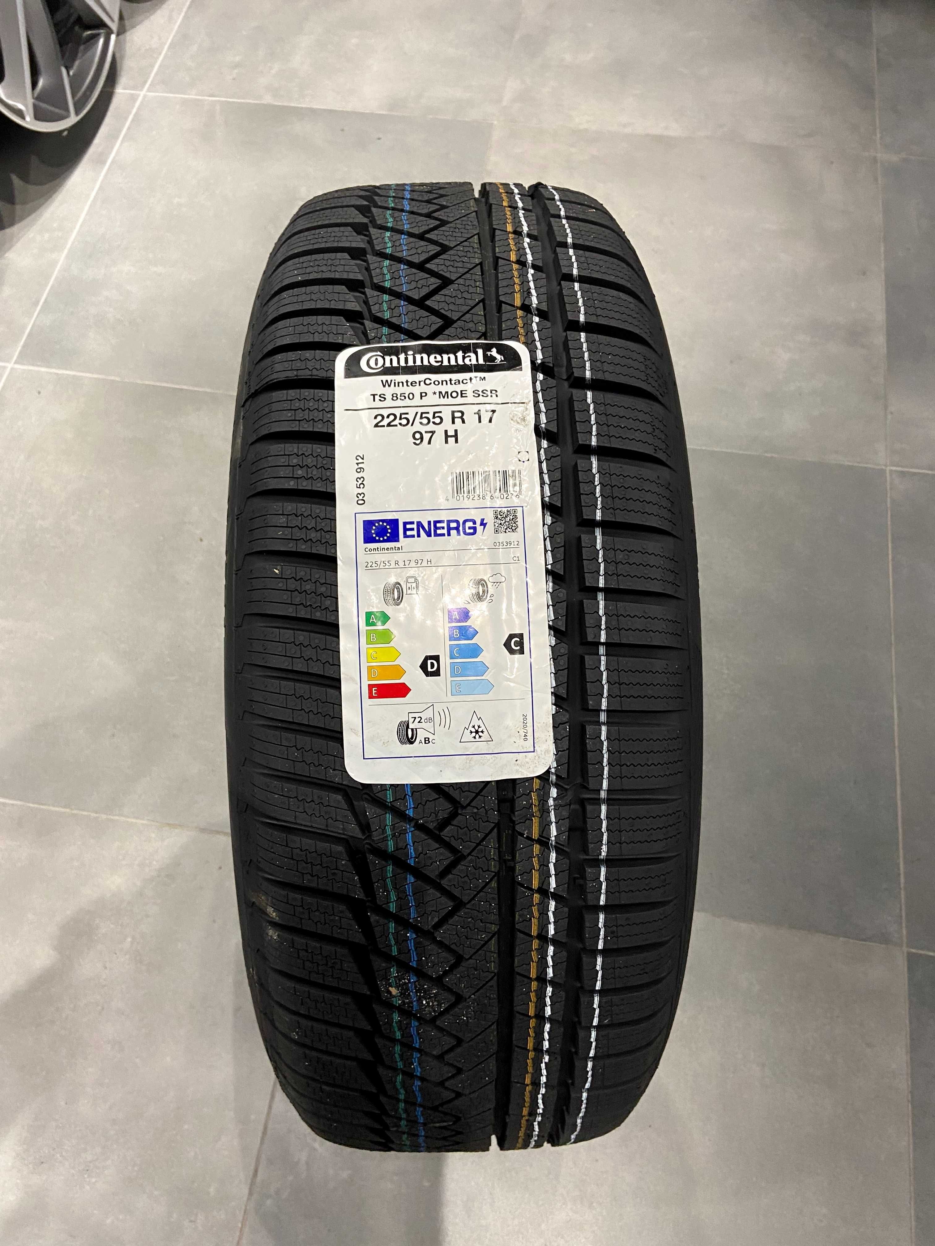 Oryginalne koła zimowe BMW 17 5x112 G30 G31 225/55R17 Continental