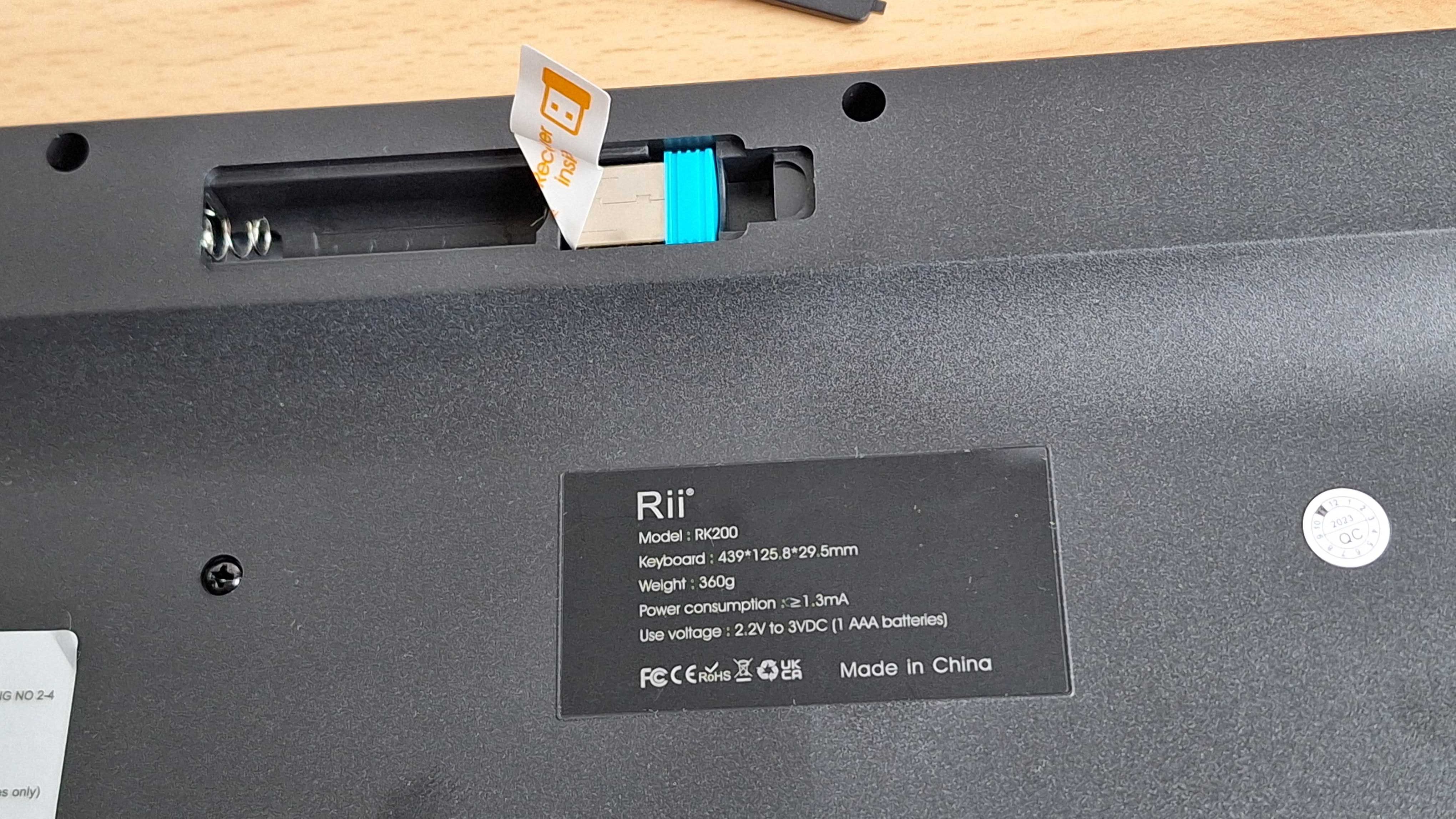 Teclado e rato, Rii RK200  Wireless - Trabalho e Casa