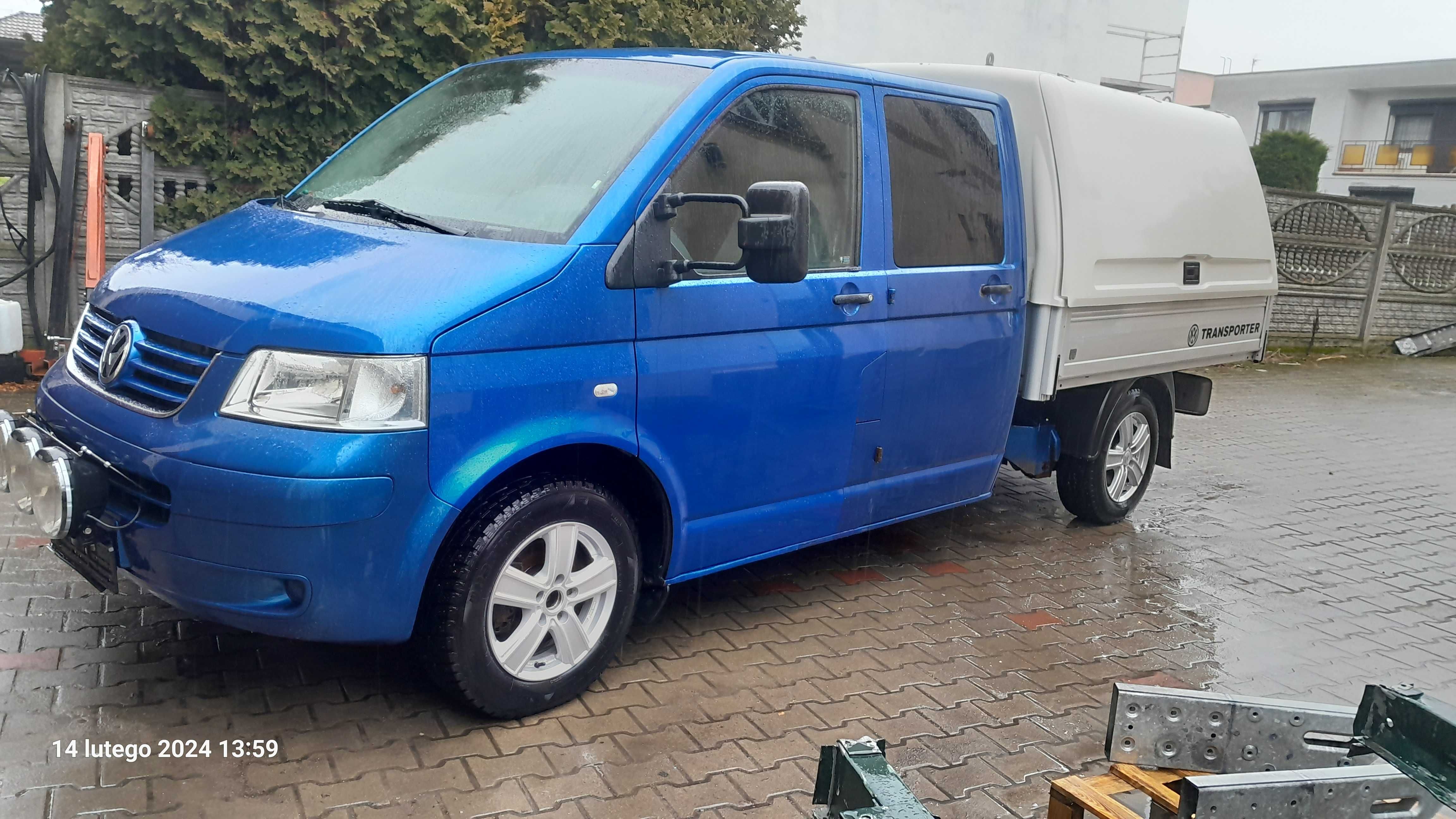 VW T5 DOKA 2,3X2M 2,5tdi 174KM 2006 automatik