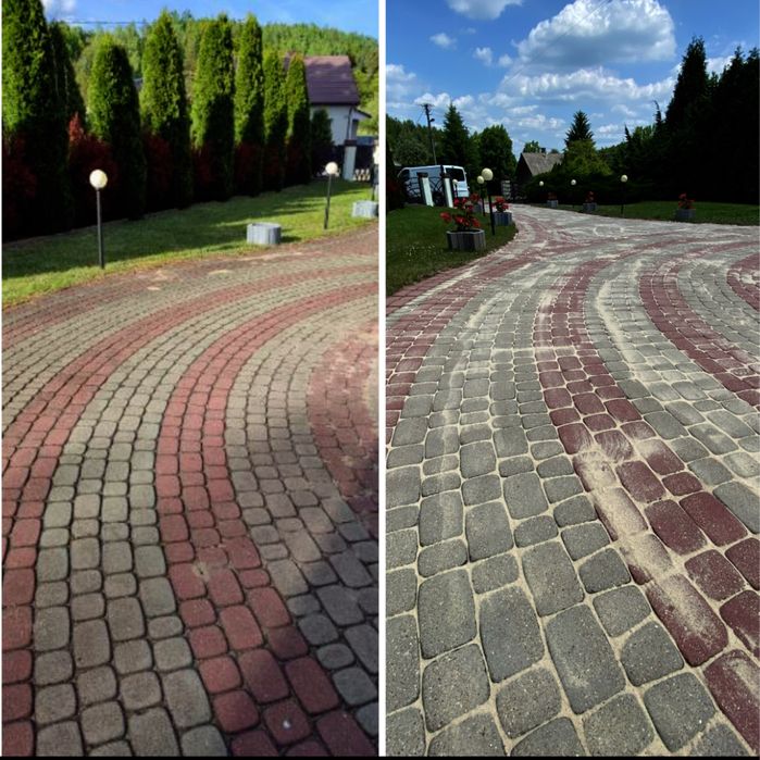 Mycie,czyszczenie kostki brukowej,ogrodzeń,elewacji
