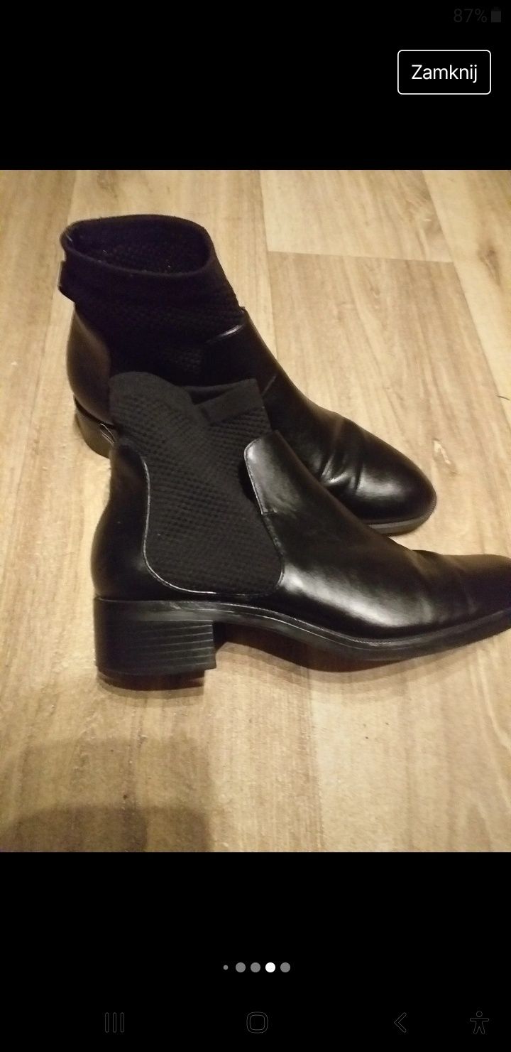 Botki Zara  czarne