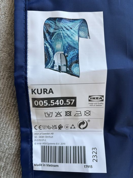 IKEA KURA baldachim, kosmos/niebieski