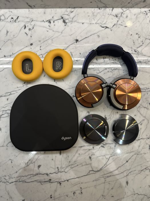 Навушники Dyson OnTrack CNC Copper з додатковами змінними накладками