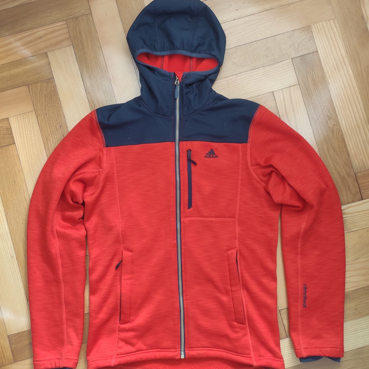 Флісове outdoor full zip худі Adidas CLIMAHEAT р. S-M.