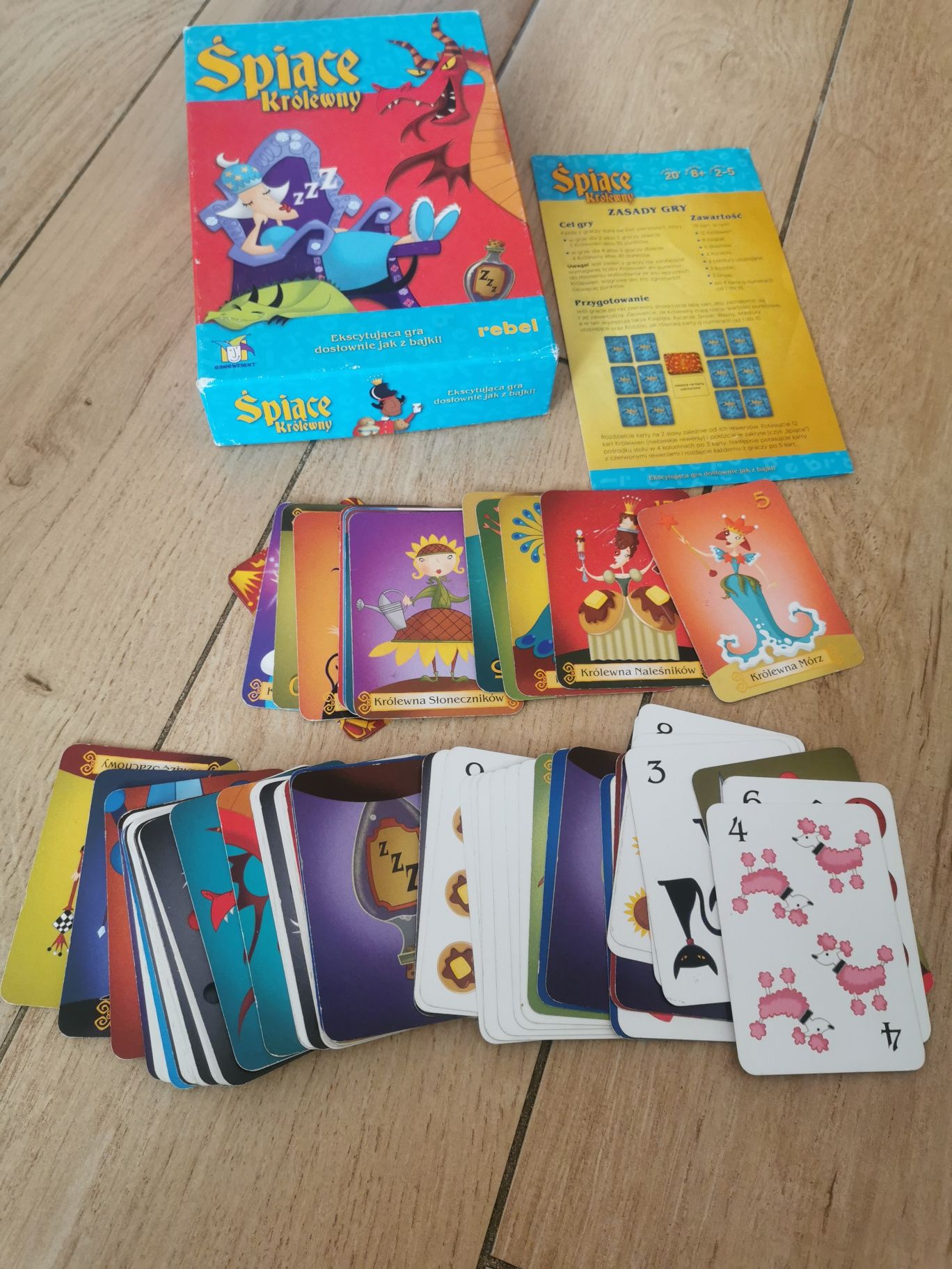 Śpiące królewny gra nauka stan dobry