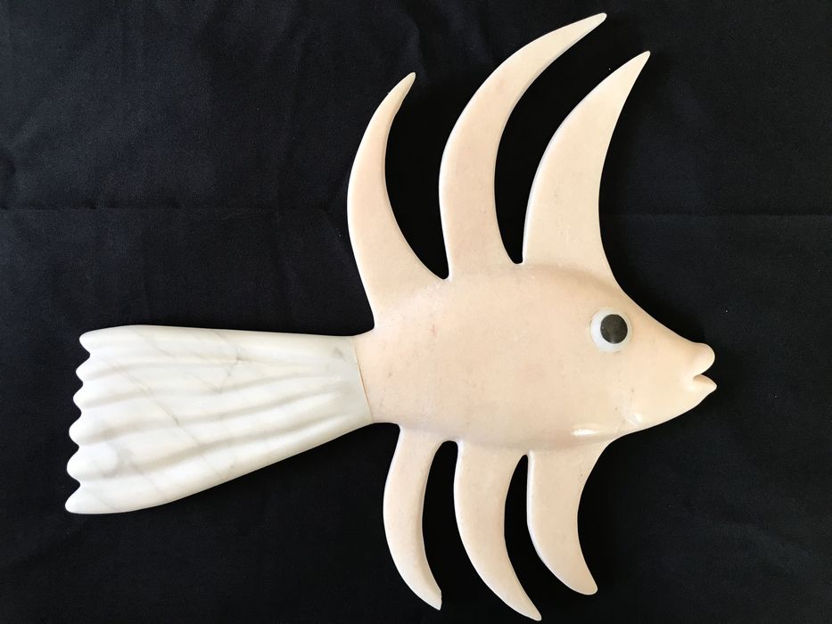 Peixe em marmore