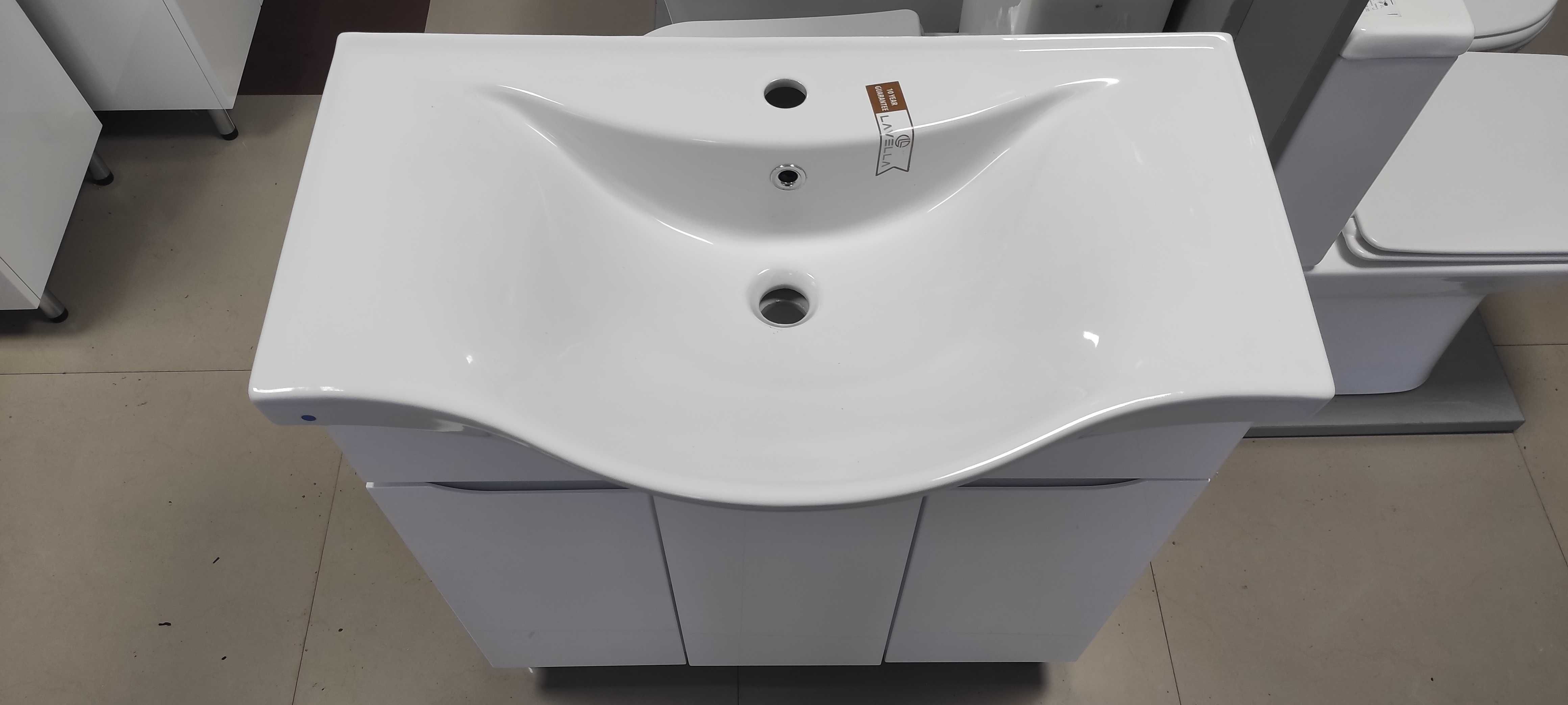 Меблі для ванни тумба Вісла з умивальником Bloom 80см