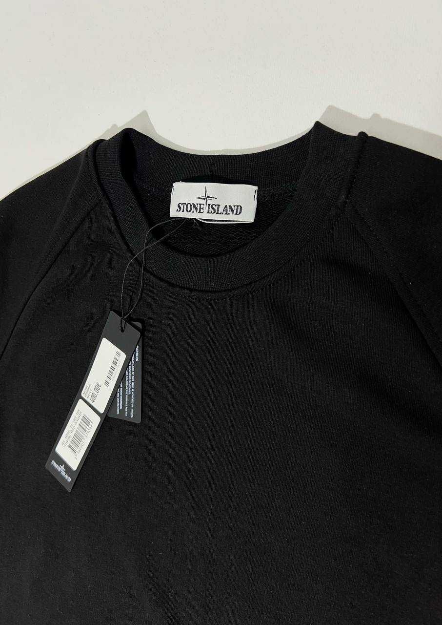 БЕЗ ПРЕДОПЛАТ | Світшот Stone Island чорний XS,S,M,L,XL Свитшоти