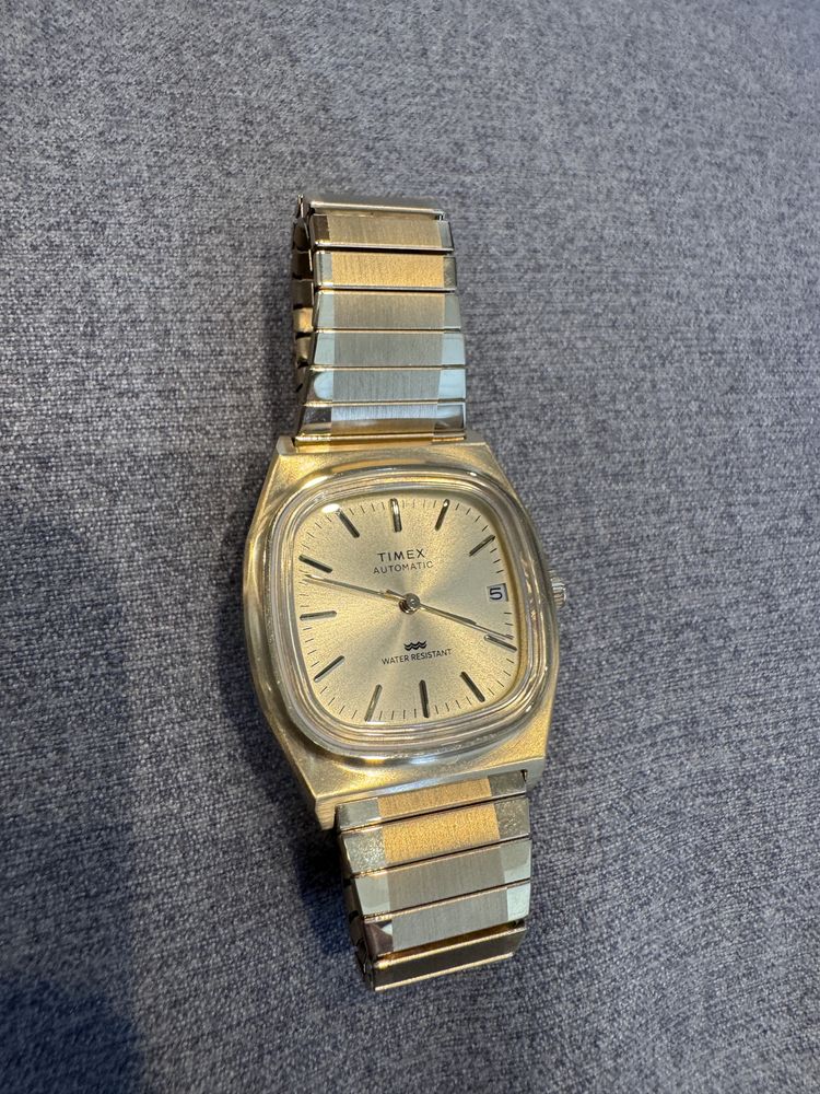 Timex 1983 E-line automatic złoty TW2Y07200