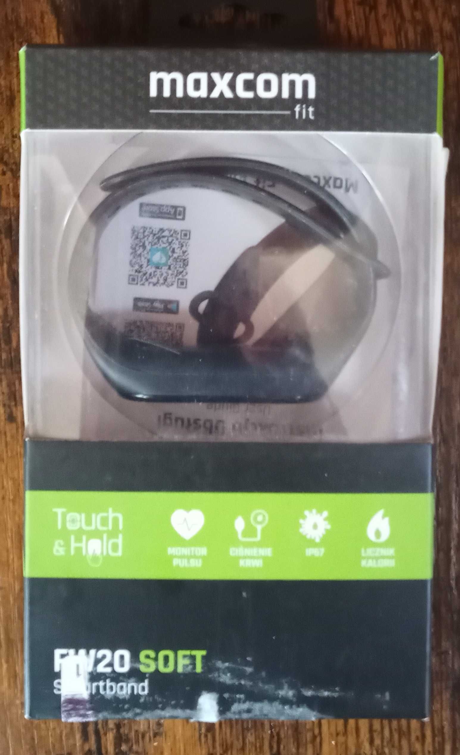 Smartband Maxcom FW20 czarny. Stan bardzo dobry.