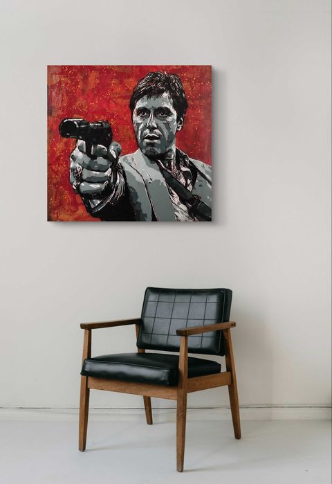 Chris Cornell Pintura original em tela