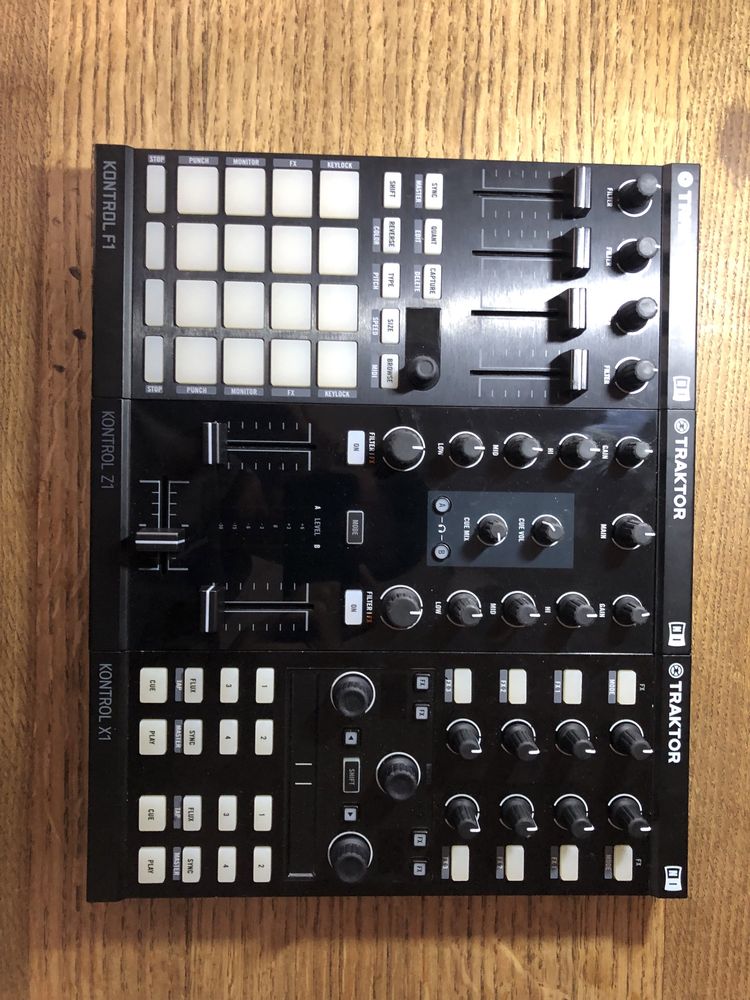 Traktor kontrol x1 mk2 + traktor kontrol f1 + traktor kontrol z1