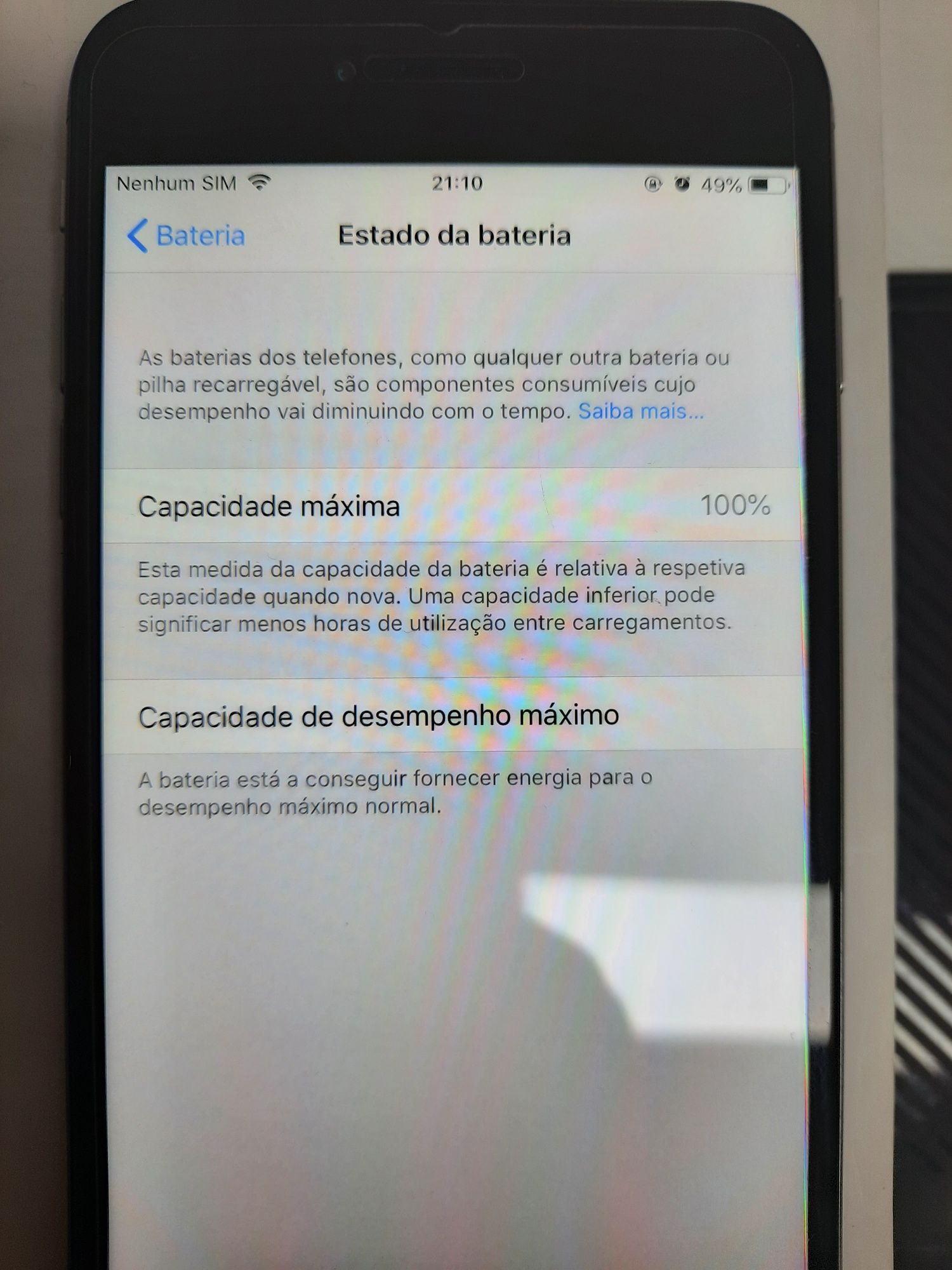 Iphone 6 Plus, Space Gray, 64GB + Capa protetora