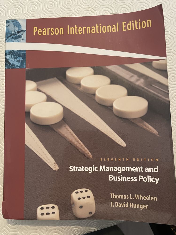 Strategic Management and Business Policy Pearson 11th Edition