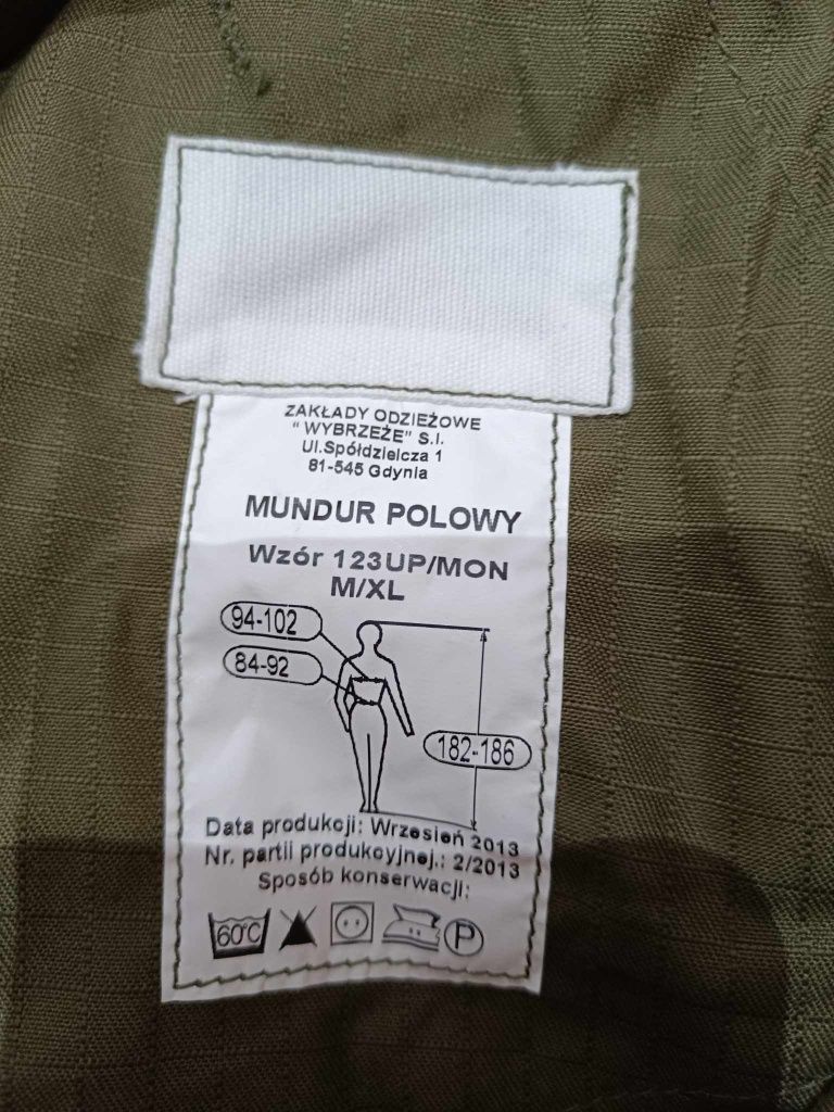 nowy mundur polowy, roz M/XL