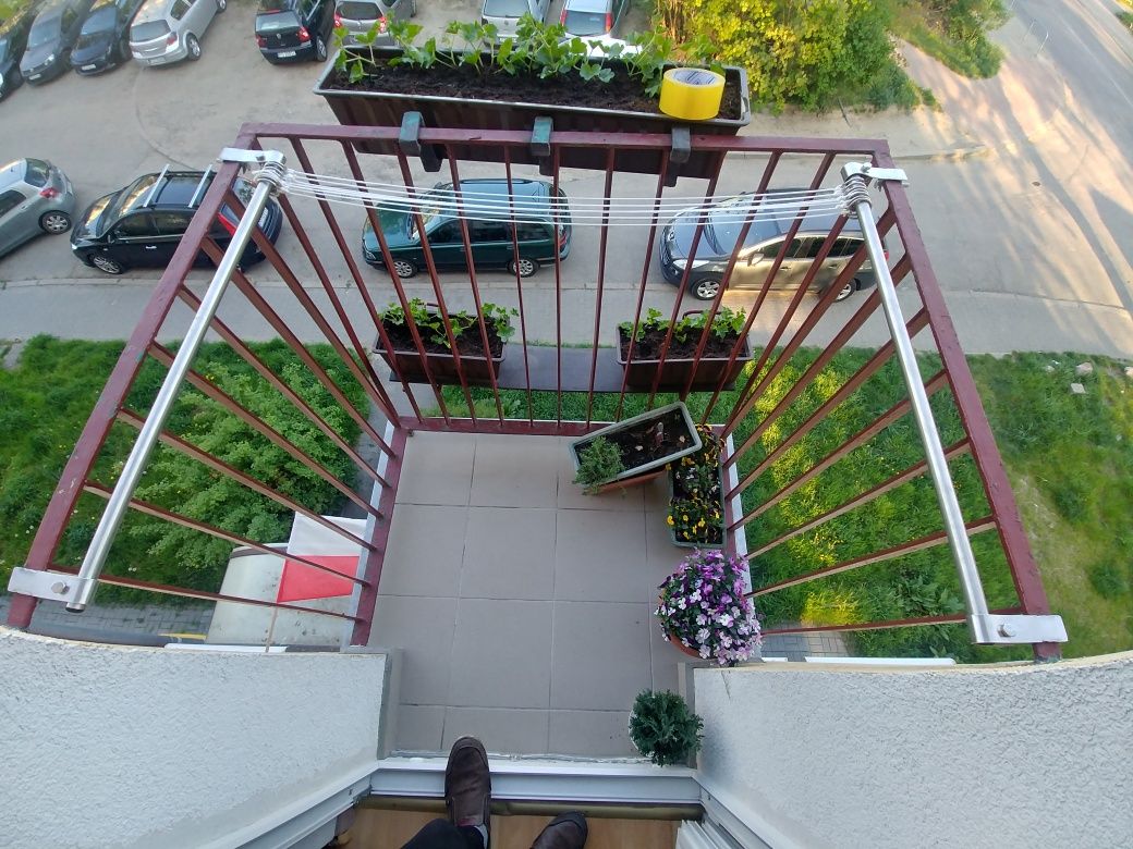 Suszarka 40cm nierdzewna na balkon