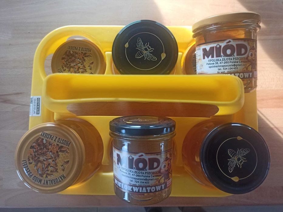 miód rzepakowy PROMOCJA 10 +1 duży  gratis, 5+1 mały  gratis