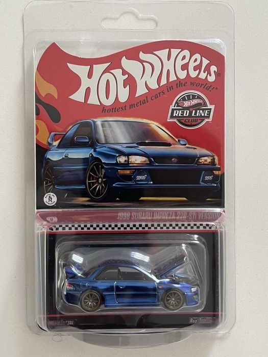 Hot Wheels Red Line Club (RLC) Exclusive 1998 Subaru Impreza 22B-STi