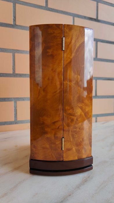 Relógio Mesa - Hermle - 23050-R30791 Walnut cluster Pianofinish