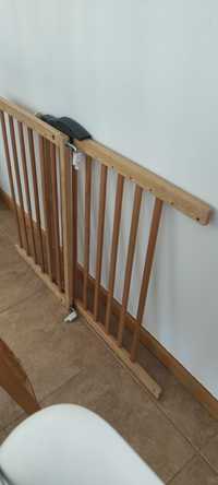 Protetor / segurança escadas para bebê em madeira