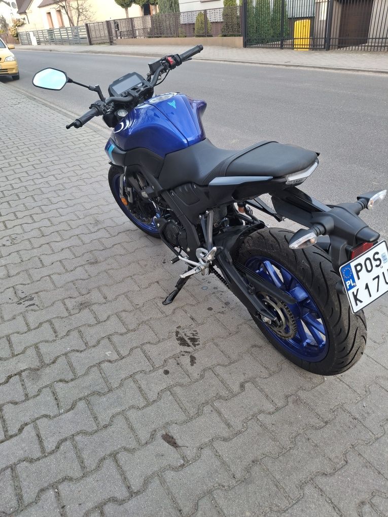 Yamaha MT 125. 2022 r. Kat. B . A1. Zarejestrowana w Polsce