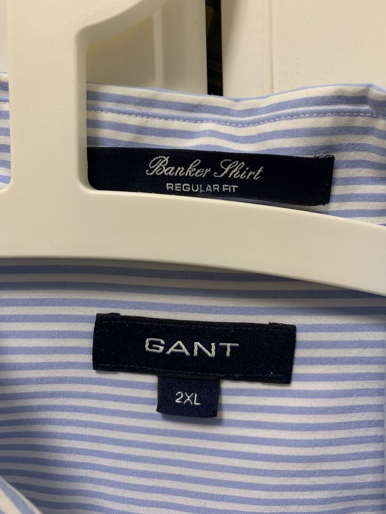 Gant XXL 2XL Regular Fit koszula męska elegancka Premium